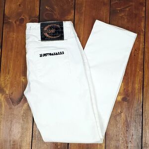 Just Cavalli White Straight Jeans